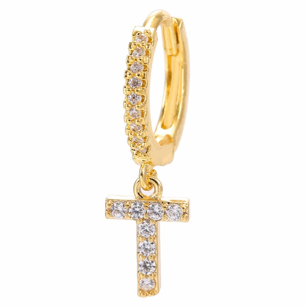 T Letter Earrings Jewelry
